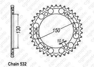 Couronne Nsr 400 F 85-88