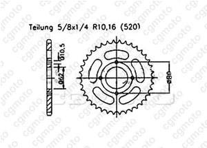 Couronne Sachs 125 Roadstar V2