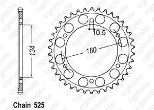 Kit chaine Honda Cbr 600 F1/F2