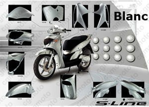 Kit Carrosserie SH125150 Blanc